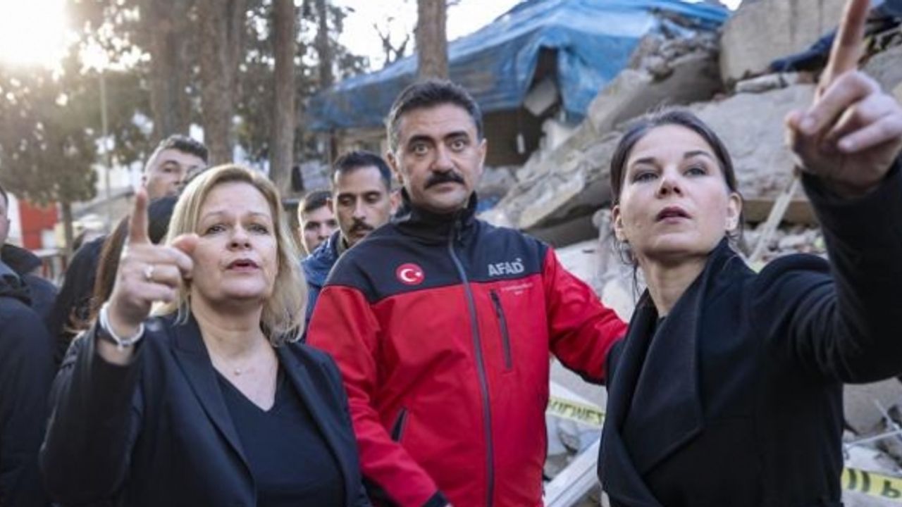 Almanya Dışişleri Bakanı: Deprem felaketinin boyutu kelimelerle ifade edilemez