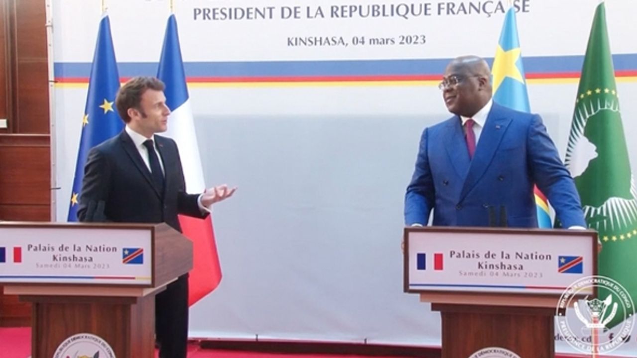 Afrikalı lider Macron'un yüzüne söyledi