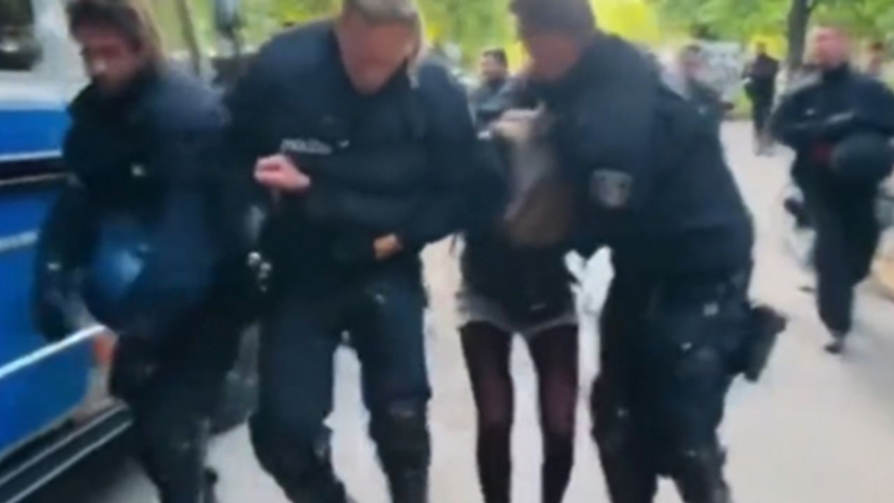 Alman polisi milletvekilini böyle gözaltına aldı