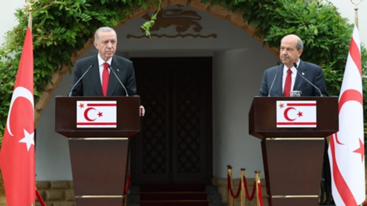 Erdoğan Kıbrıs'ta müzakere şartını açıkladı