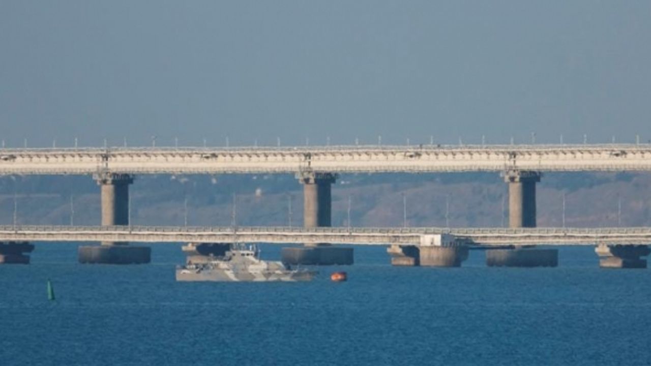 Ukrayna'dan Kırım Köprüsü'ne İHA'lı saldırı