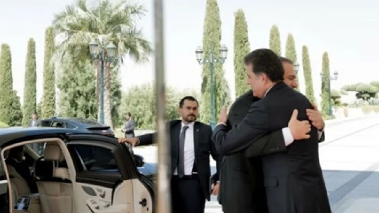 Barzani'den Hakan Fidan'a sıcak karşılama