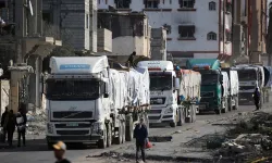 Gazze'ye 3 ay aradan sonra ilk yardım konvoyu ulaştı