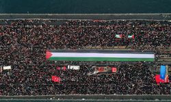 İstanbul'da Filistin'e destek yürüyüşü
