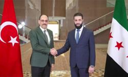 MİT Başkanı Kalın'dan Şara'ya ziyaret