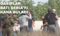İsrailli gâsıplar Batı Şeriâ'da kaos çıkardı, 7 şehit var