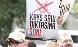 Tunus Başkonsolosluğu önünde Gannuşi için özgürlük çağrısı