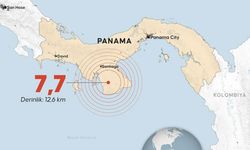 Panama'da 7,7 büyüklüğünde deprem