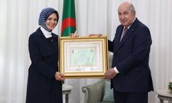 Mahinur Özdemir'e Cezayir'de Ulusal Nişan