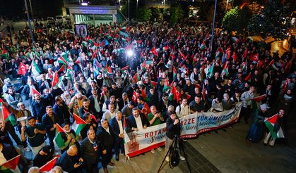 Global Sumud Filosu’na yönelik saldırı İstanbul'da protesto edildi