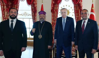 Cumhurbaşkanı Erdoğan, Türkiye Ermenileri Patriği Maşalyan’ı kabul etti