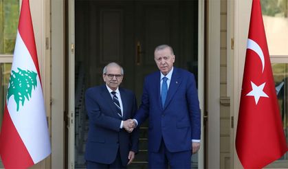 Cumhurbaşkanı Erdoğan, İstanbul'da Lübnan Başbakanının ağırladı