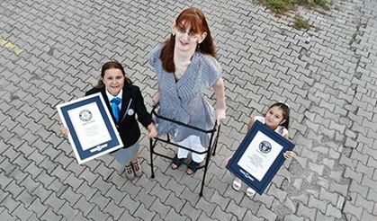 Uzun boyuyla Guinness Rekorlar Kitabı'na girdi