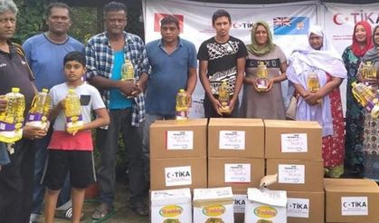 Türkiye'den Fiji'ye yardım eli