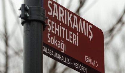 Ankara'da "Sarıkamış Şehitleri Sokağı" açıldı