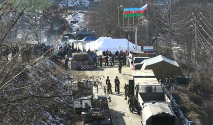 Azerbaycanlı STK'lerin Laçın koridorundaki maden protestosu 3 gündür devam ediyor