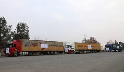 Özbekistan'dan Afganistan'a 170 ton insani yardım