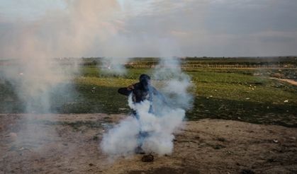 İsrail güçleri, Gazze sınırında Filistinlilere müdahale etti