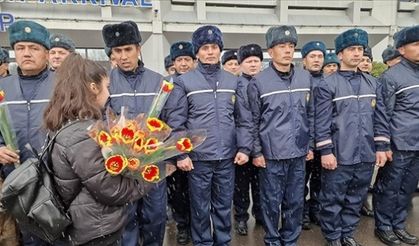 Özbek arama kurtarma ekibine karşılama töreni düzenlendi