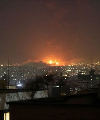 ABD ve İsrail, Tahran'da petrol depolarını vurdu, İran misilleme yaptı