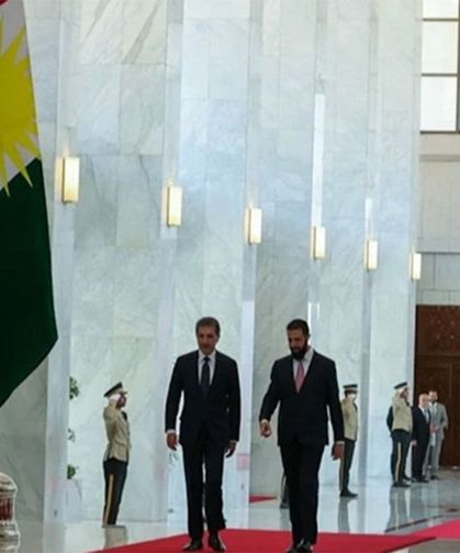 Şara, Neçirvan Barzani'yi Şam'da ağırladı