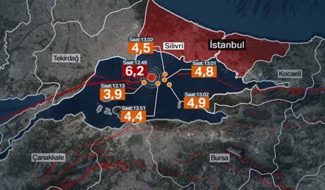 İstanbul'da yaşanan depremde son durum