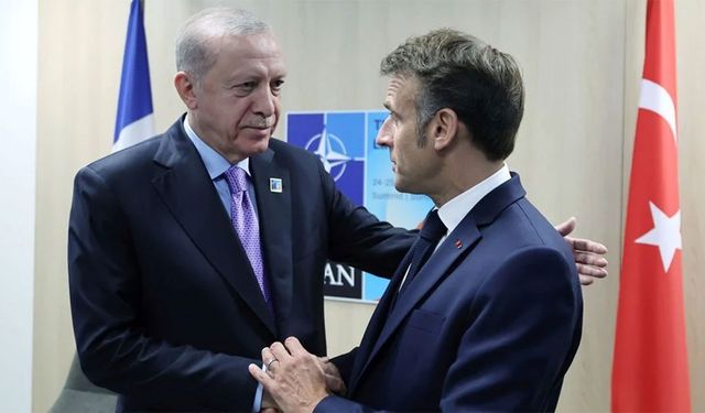 Erdoğan-Macron görüşmesinde "Çelik Kubbe" detayı