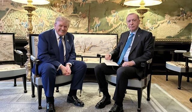 Cumhurbaşkanı Erdoğan, Lahey'de Trump ile görüştü