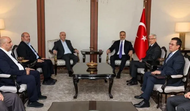Bakan Fidan, Hamas heyetini kabul etti