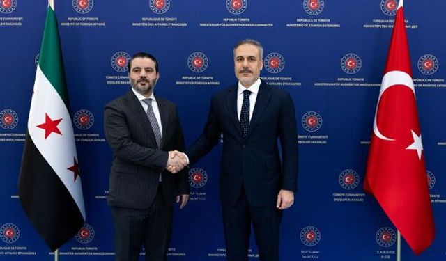 Bakan Fidan, Suriye Dışişleri Bakanı Şeybani ile görüştü