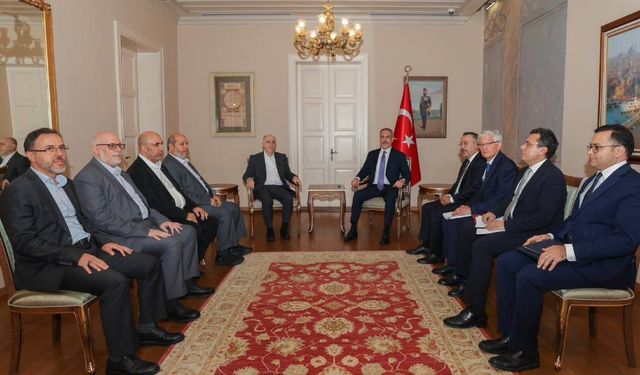 Bakan Fidan, Hamas heyetini kabul etti