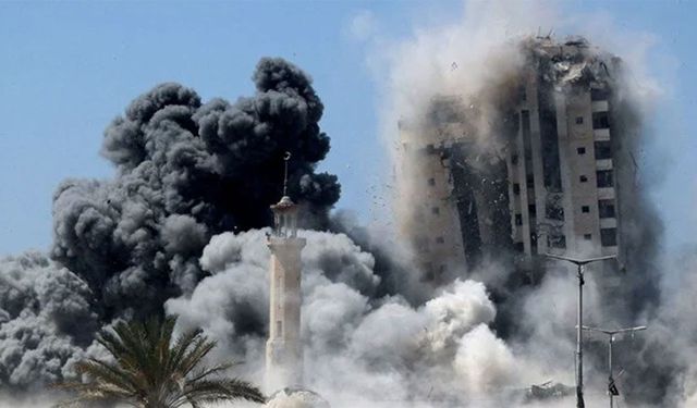 İsrail Gazze'de ayakta kalan boş binaları hedef almaya başladı