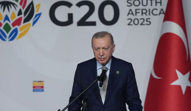 Güney Afrika'da konuşan Erdoğan: Filistin'de barışın anahtarı iki devletli çözüm