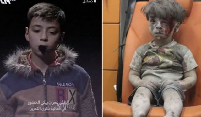 "Ümran bebek" artık bir delikanlı, Şara'ya sarıldı, herkesi ağlattı