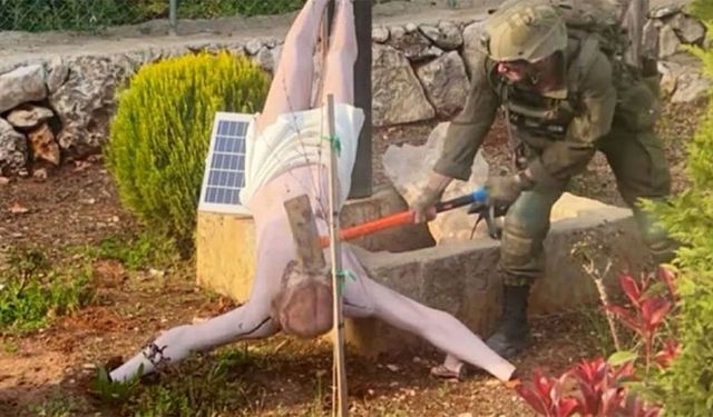 İsrail askeri Hz. İsa heykelini parçaladı, Avrupa tepkili