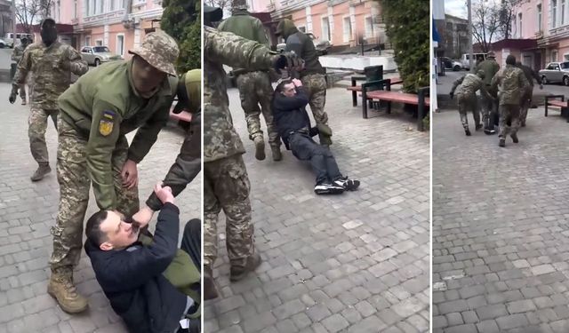 Ukrayna’da “zorla askere alma” iddiası: Sokak ortasında götürülme görüntüleri gündemde