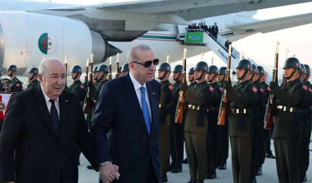 Cezayir Cumhurbaşkanı Tebbun resmi ziyaret için Ankara’ya geldi