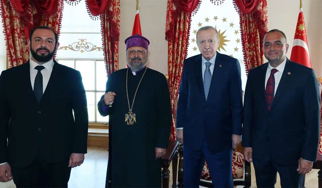 Cumhurbaşkanı Erdoğan, Türkiye Ermenileri Patriği Maşalyan’ı kabul etti