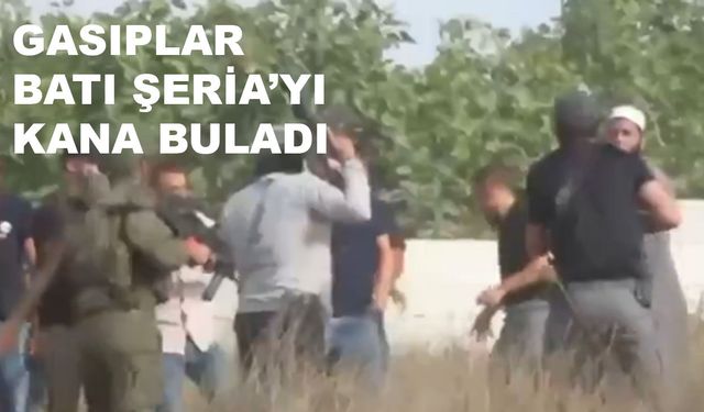 İsrailli gâsıplar Batı Şeriâ'da kaos çıkardı, 7 şehit var