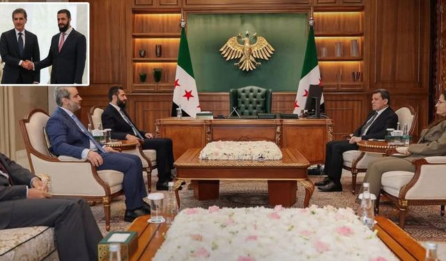 Şara önce Barzani’yi ardından YPG Elebaşı Ferhat Abdi Şahin’i kabul etti