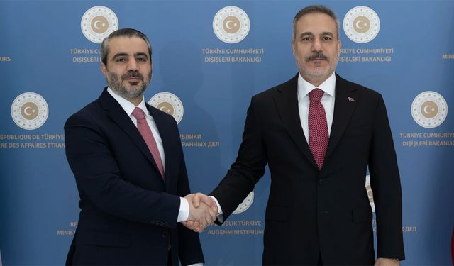 Bakan Fidan, Şeybani'yi Ankara'da ağırladı