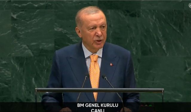 Cumhurbaşkanı Erdoğan BM Genel Kurulu'nda konuştu: Gazze, BM reformu, Suriye ve KKTC mesajları