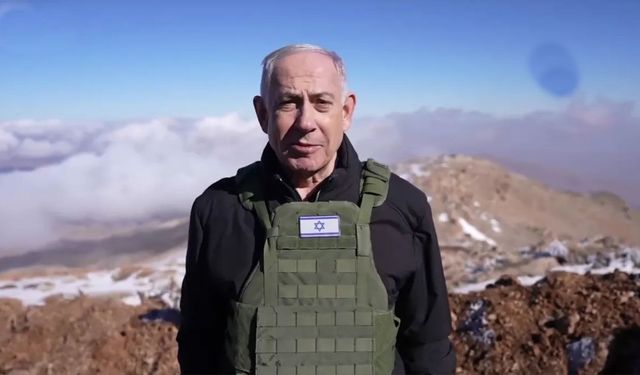 Ankette 7 puan geride kalan Netanyahu Hermon Dağı’na çıktı