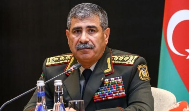 Azerbaycan Savunma Bakanı Hasanov'dan Türkiye'ye taziye mesajı