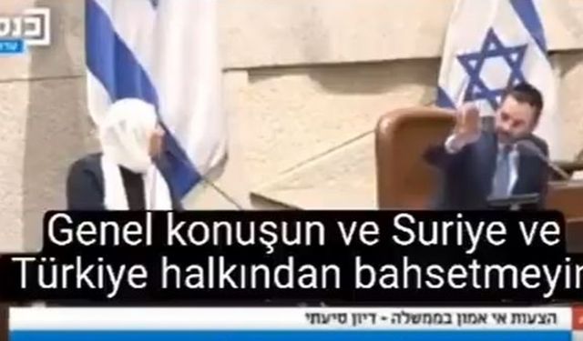 Taziyeye bile tahammül edemediler: İsrail parlamentosunda Türkiye düşmanlığı