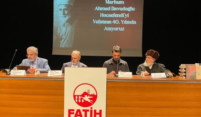 Merhum Davudoğlu Hocaefendi anıldı