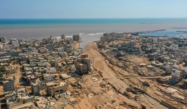 Libya'da sel vurduğu bölgelerin üçte ikisi harabeye döndü