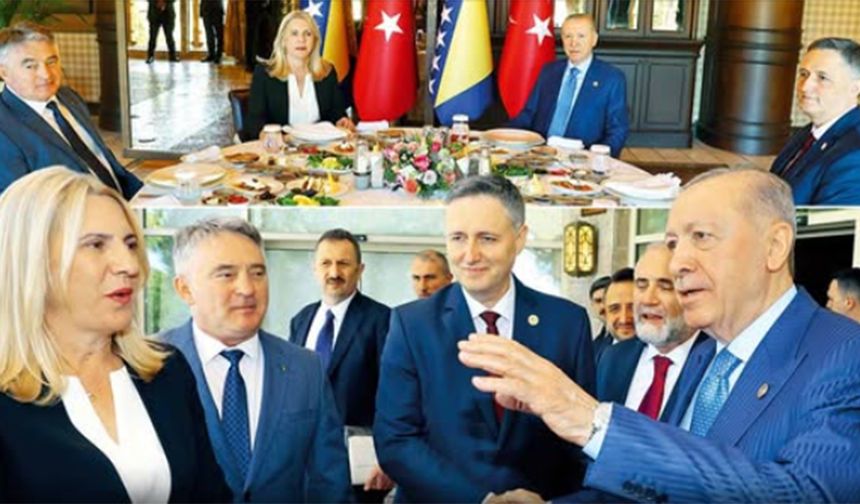 Bosnalı üç lider Antalya'da aynı masada buluşturuldu