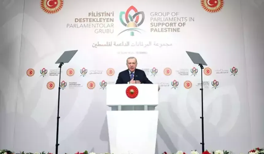 Cumhurbaşkanı Erdoğan: “Filistin Filistin Halkınındır”