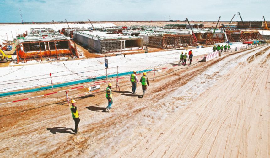 Körfez'i Avrupa'ya bağlayacak projede hareketlilik
